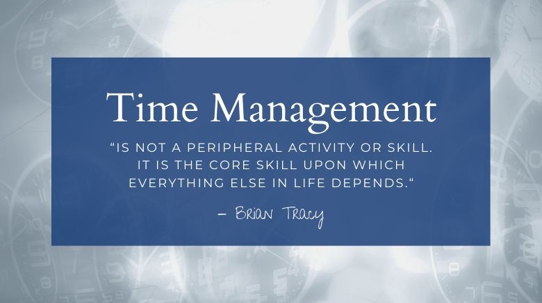 image of how to use time wisely quote from brian tracy