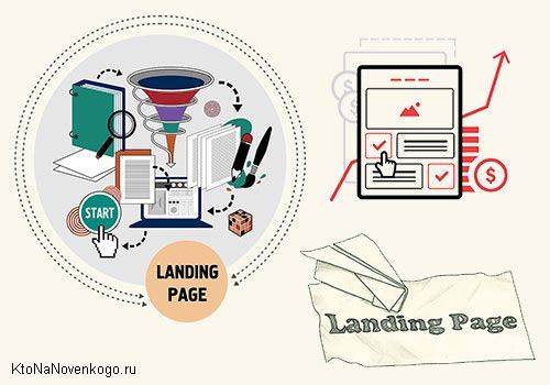 landing page