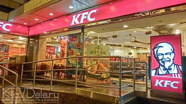 Оформление заведения по франшизе KFC