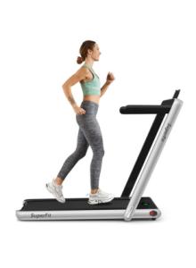 $480 Superfit 2-in-1 Folding Treadmill with Bluetooth Speaker from UntilGone