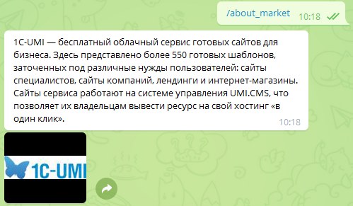 Работоспособность команды бота от ManyBot