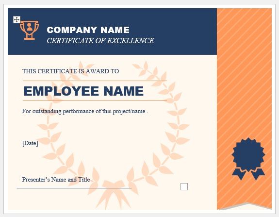 Employment Certificate Template
